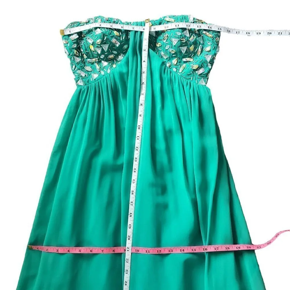MORGAN & CO CHIFFON DRESS - Picture 9 of 10